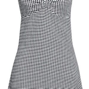 Black and White Gingham Dress
